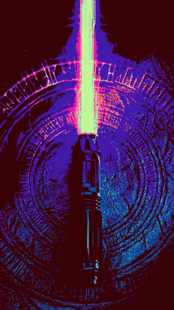 Visuel officiel au sabre lumineux de Bx pour NUBE #1